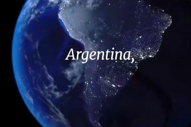 "Argentina, quépaís de mierda", el video que retuiteó Alberto Fernández. Imagen: captura de video.