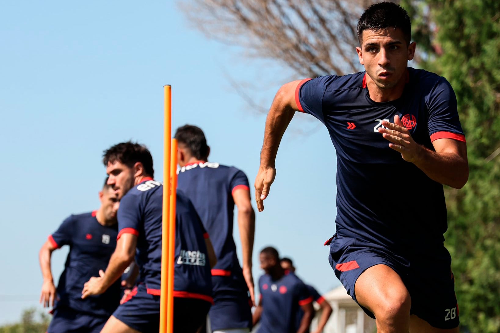 Entrenamiento azulgrana previo a viajar a Mendoza