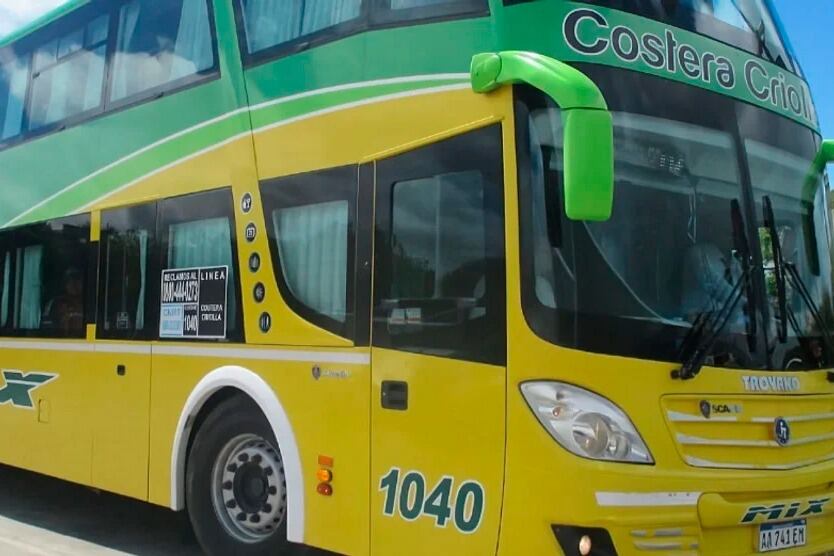 El incidente tuvo lugar en un colectivo de la empresa Costera Criolla.