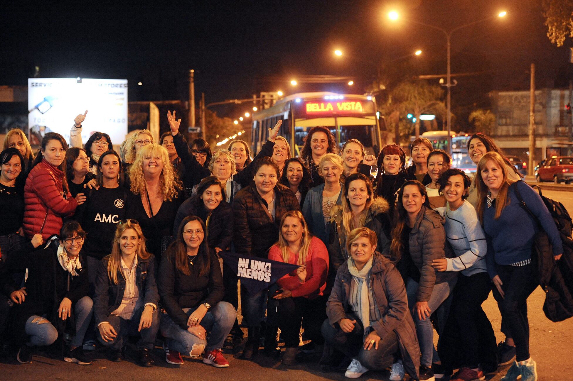 Las mujeres que trabajan como choferes de colectivos.