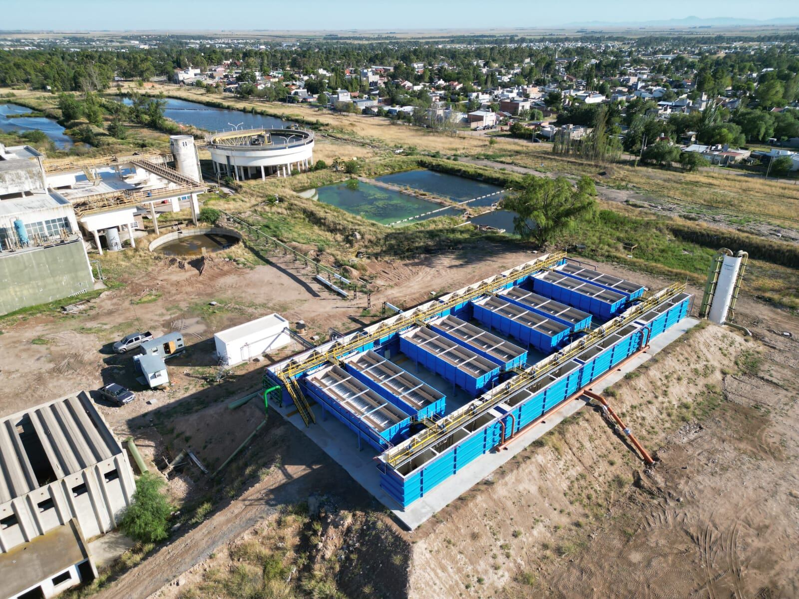 La nueva planta, una obra clave para el sur provincial. 