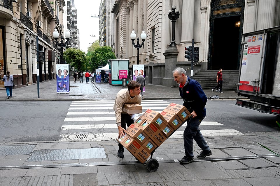 La actividad fue escasas y sectorial en el centro y en los barrios