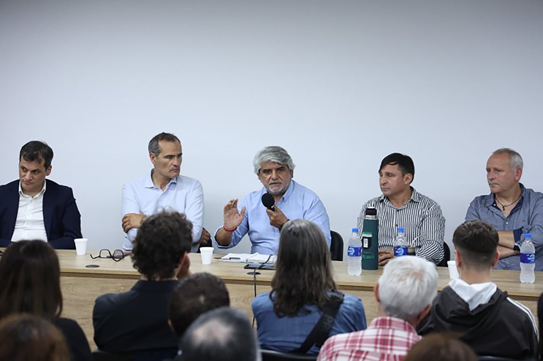 Walter Correa en la UNLP. 