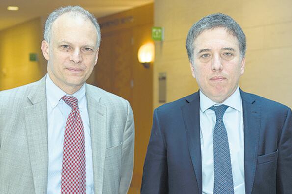 Nicolás Dujovne se reunió con Alejandro Werner, director del Hemisferio Occidental, y hoy se verá con Christine Lagarde.