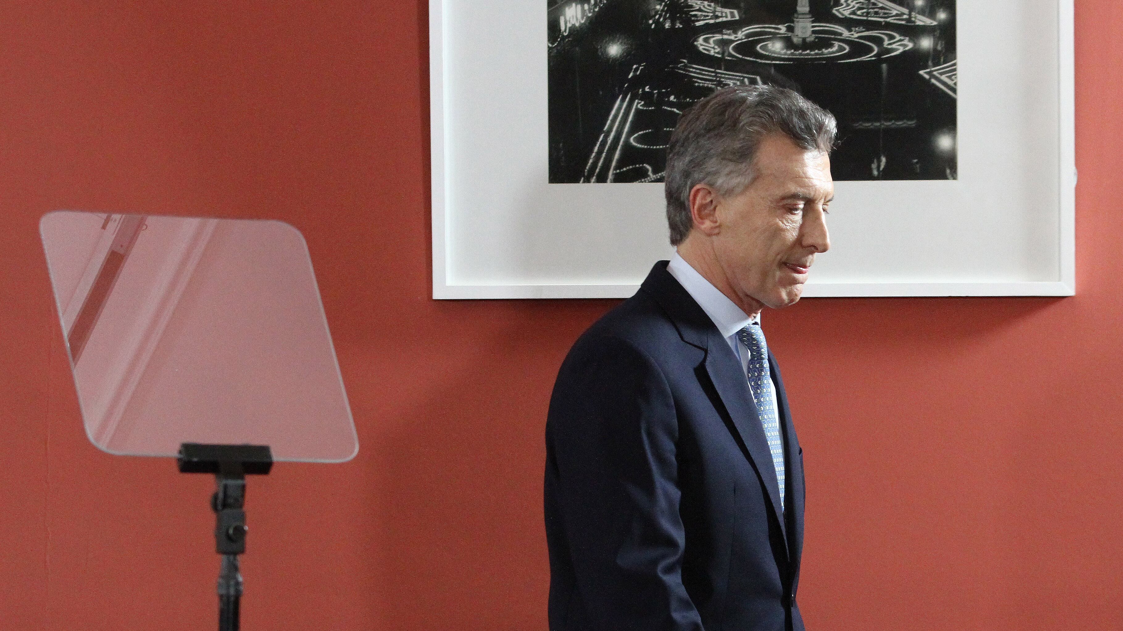 El presidente Mauricio Macri.