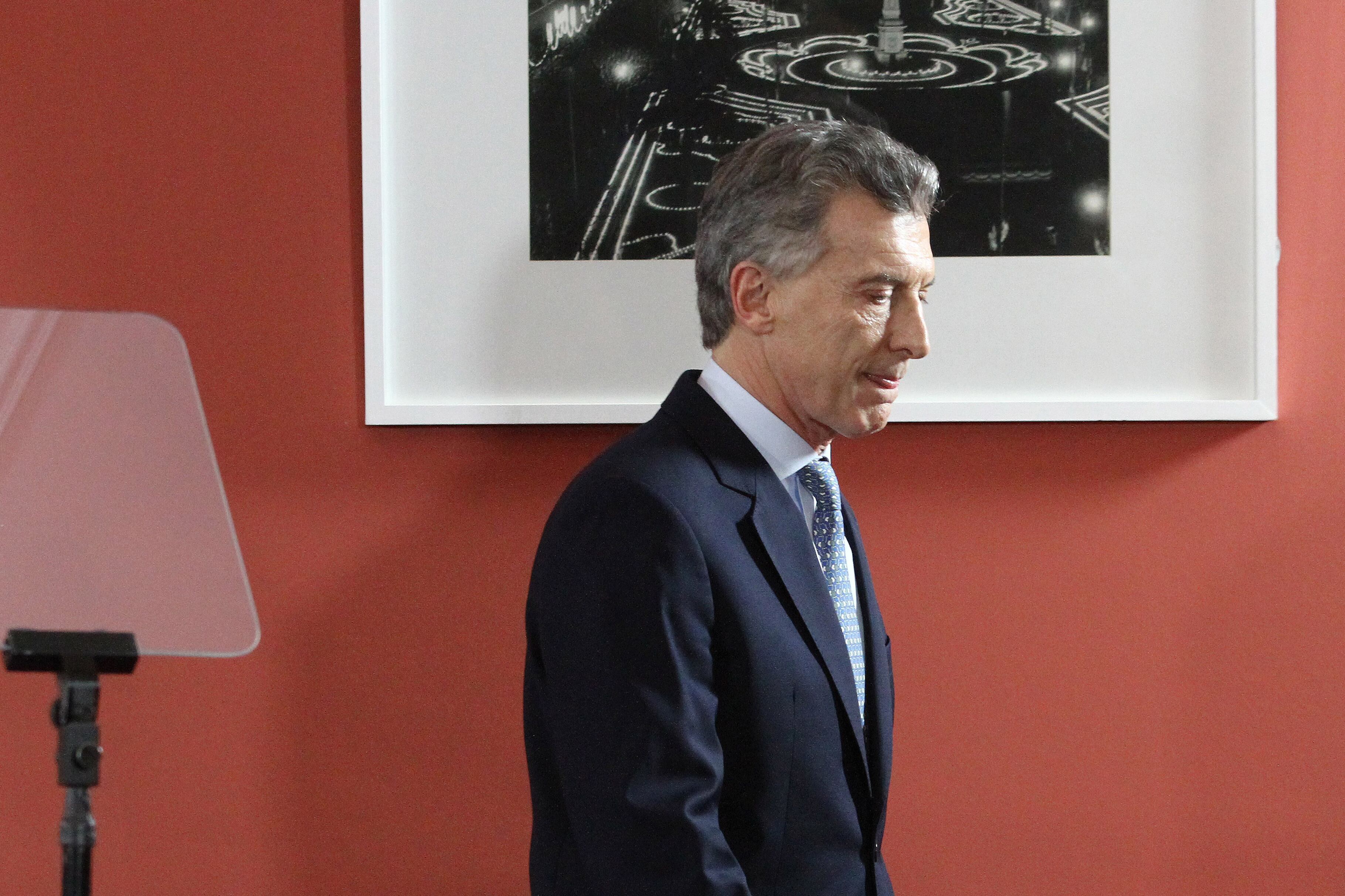 El presidente Mauricio Macri.