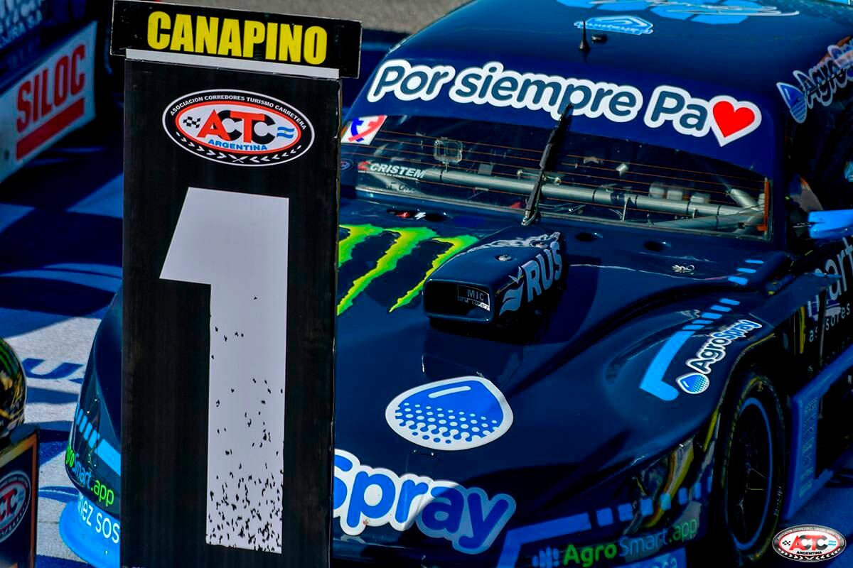 El Chevrolet de Agustín Canapino, partió desde la pole.