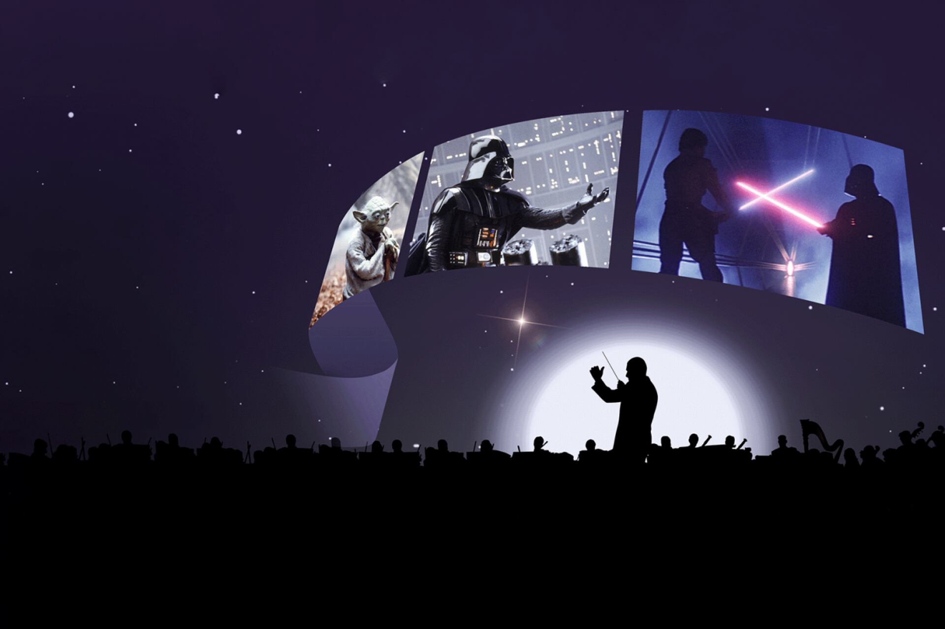 El teatro Colón ofrece un espectáculo fasinante no solo para los fanáticos de la saga creada por George Lucas. (Foto: Teatro Colón)