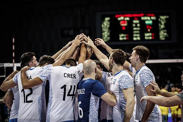 La Selección festeja la clasificación a los Juegos de Tokio 2020.