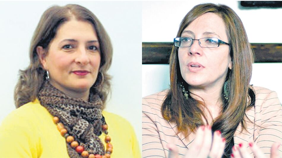Las juezas María López Iñíguez y Sabrina Namer, integrantes del Tribunal Oral Federal 8.