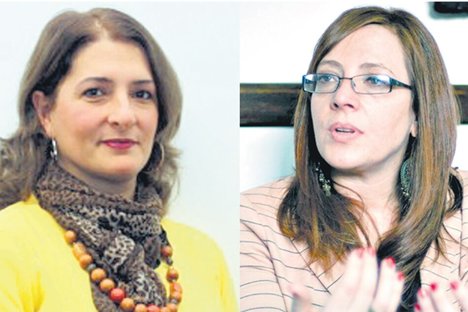 Las juezas María López Iñíguez y Sabrina Namer, integrantes del Tribunal Oral Federal 8.