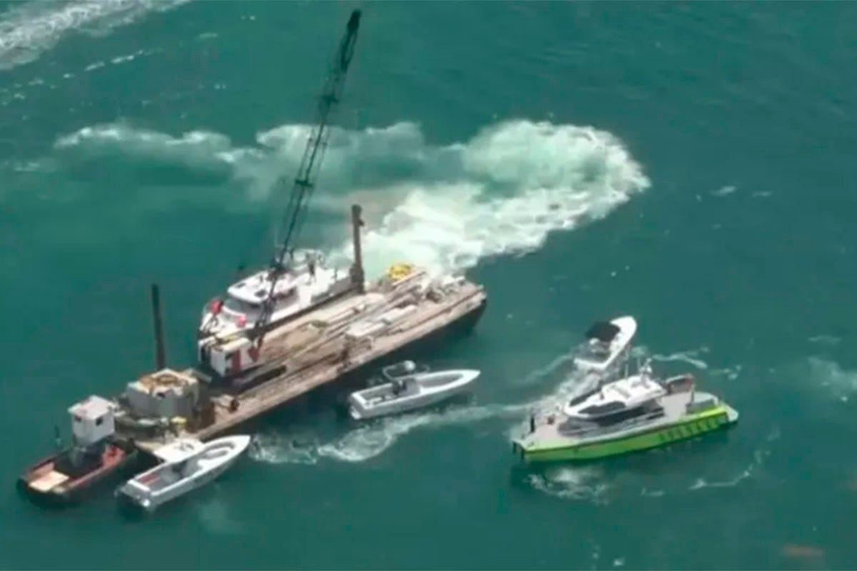 La barcaza de la tragedia.