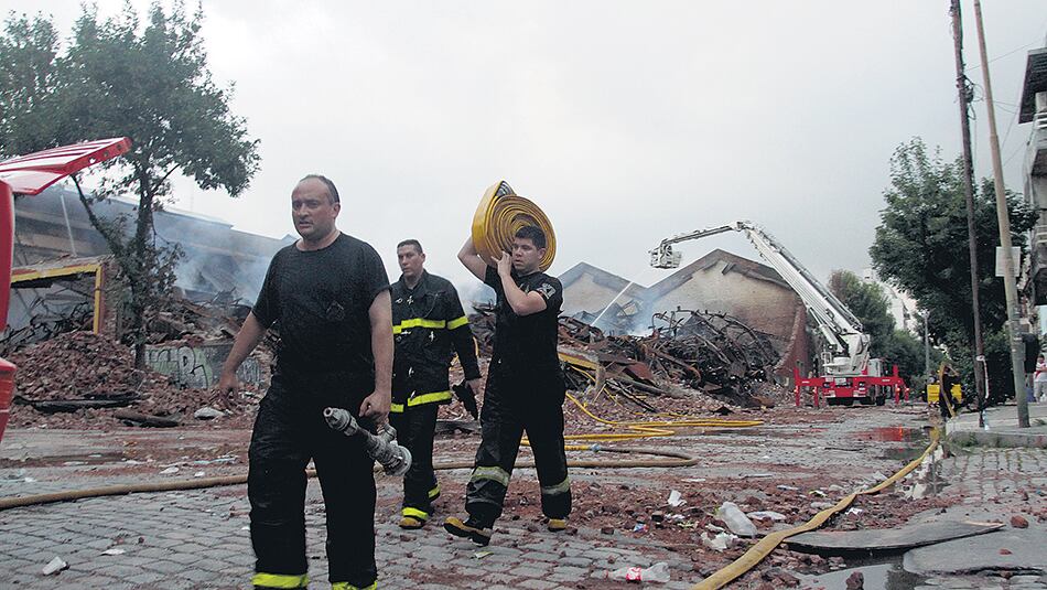 El depósito de Iron Mountain en cuyo incendio fallecieron diez personas.