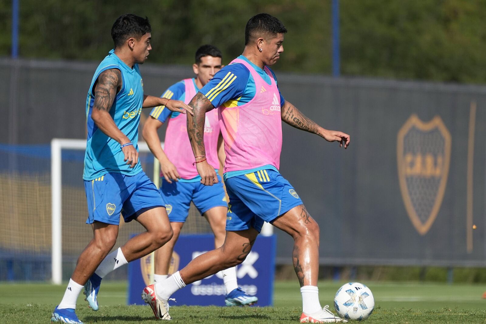 Marcos Rojo compartirá por primera vez con Lema la zaga central de Boca