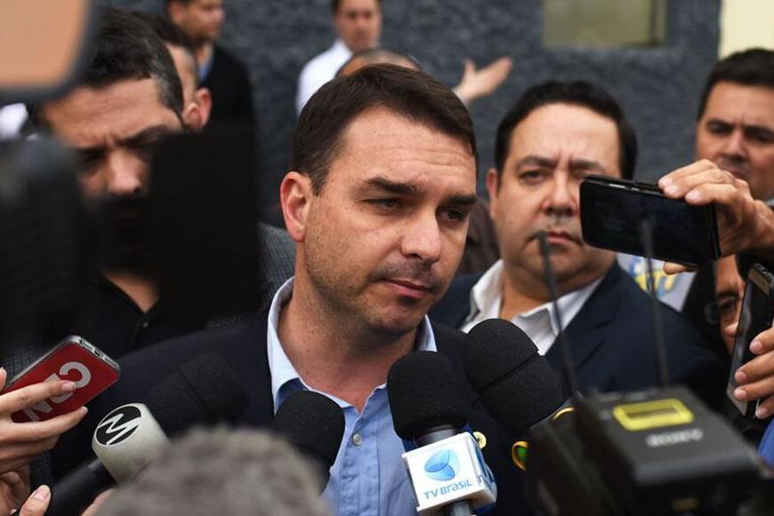 Flavio Bolsonaro, senador e hijo del presidente,