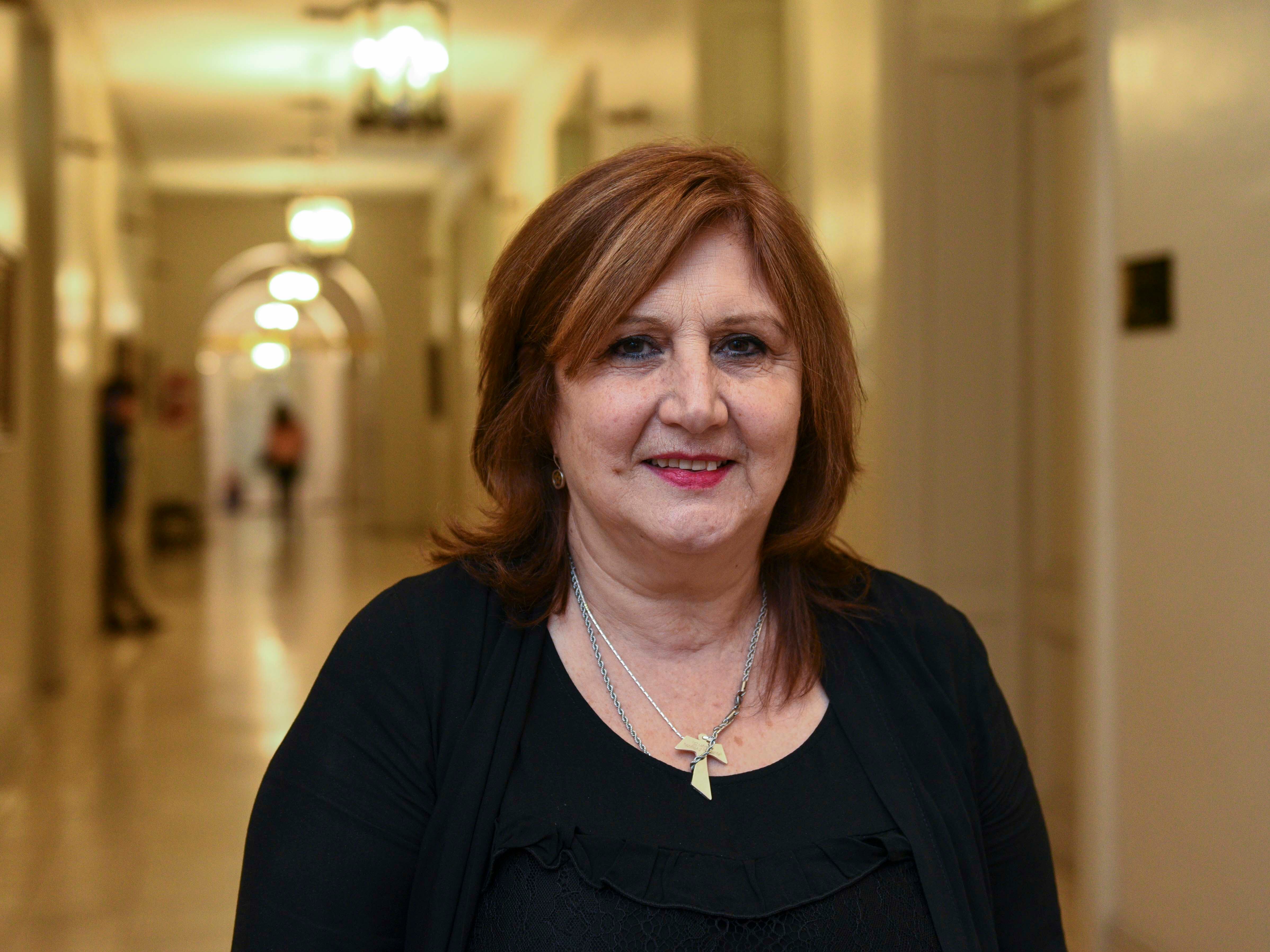 La ministra de Educación de la provincia Adriana Cantero.