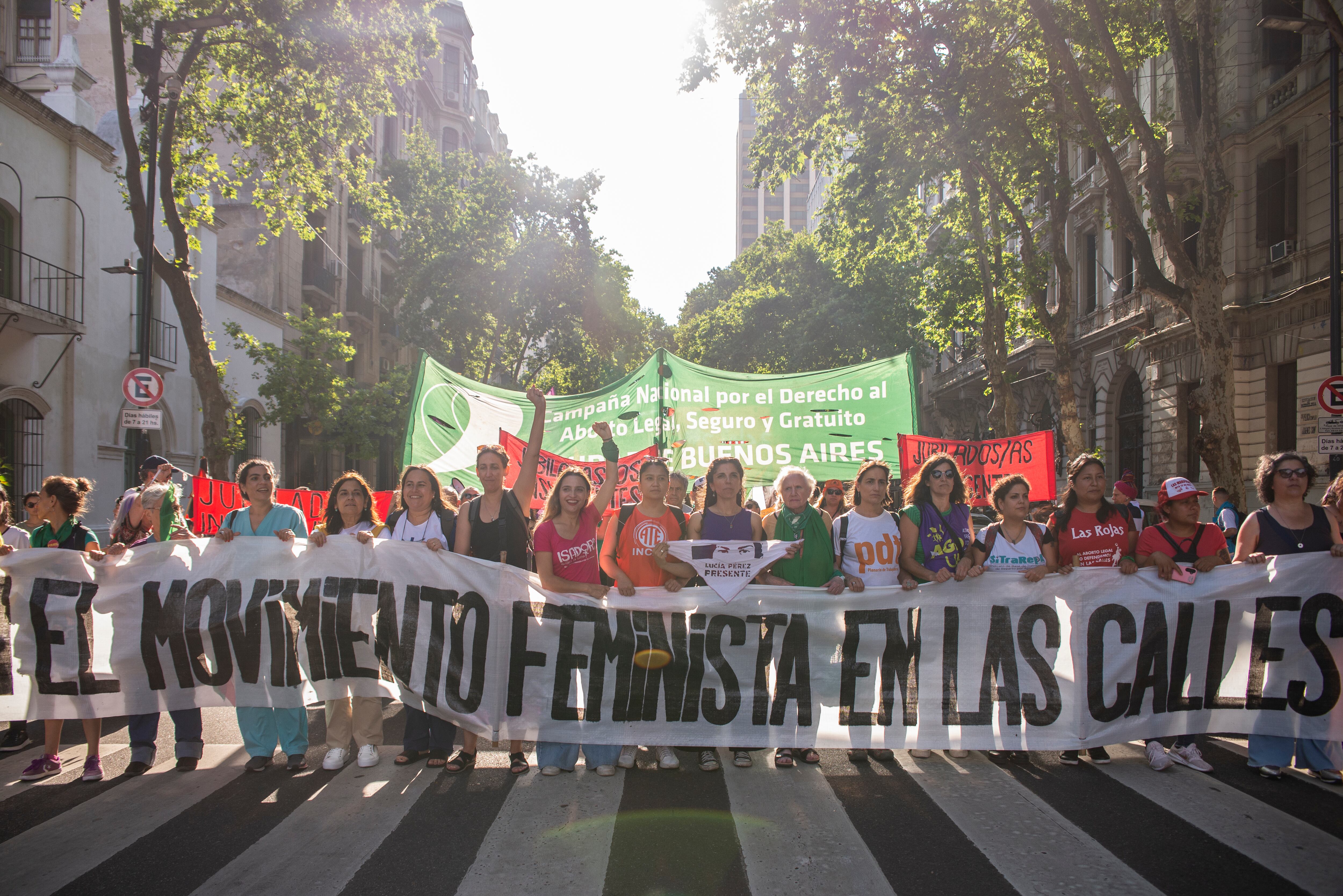Movilización por el Día Internacional de Lucha contra la Violencia de Género, Ciudad e Buenos Aires.