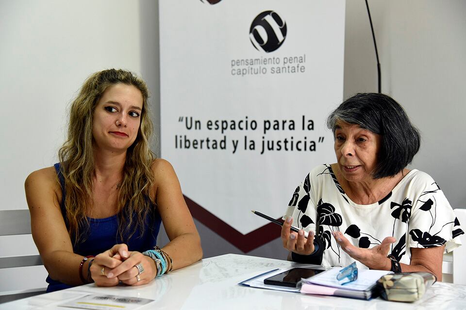 Bernardette Blua y Gracieja Rojas. 