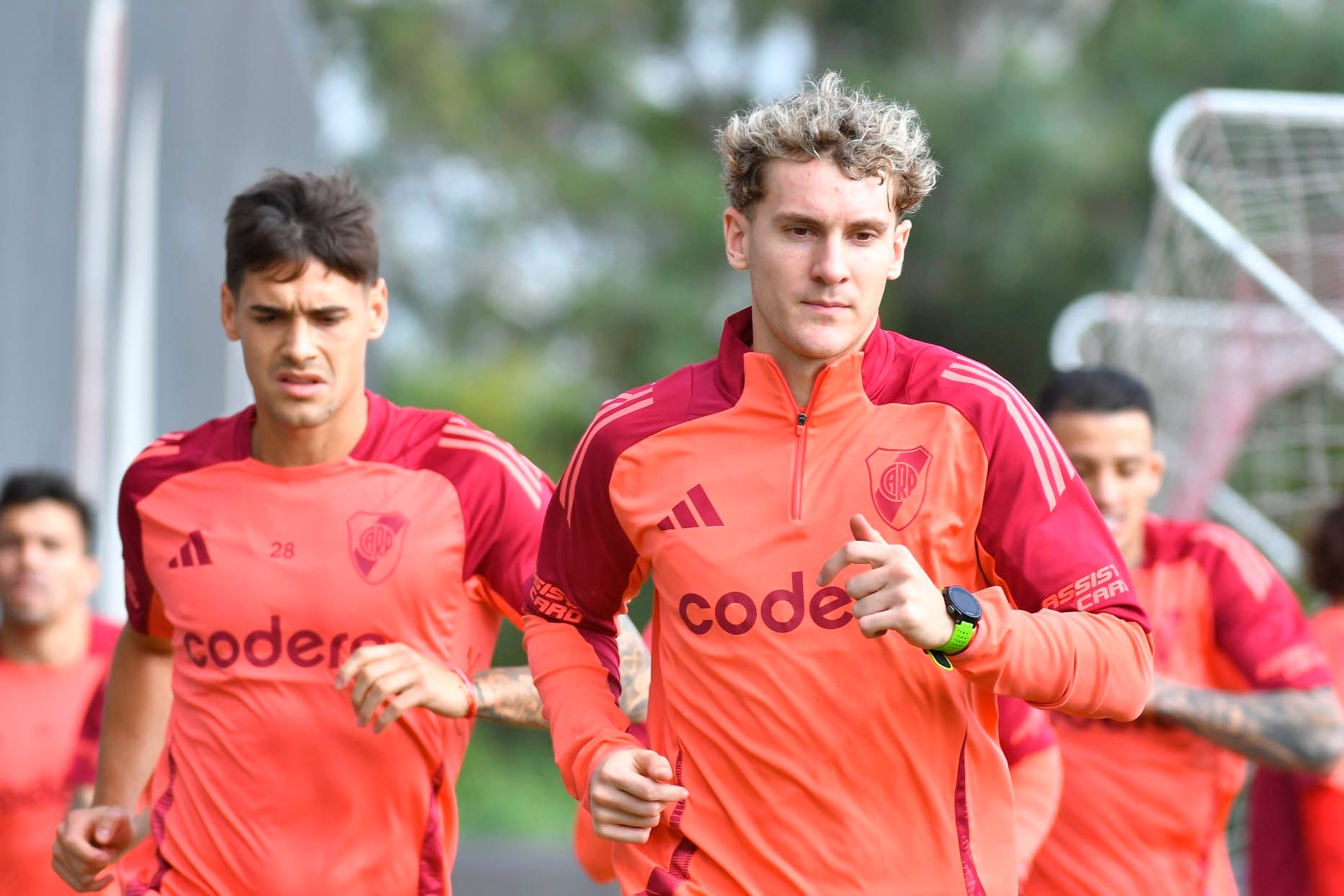 Colidio y Martínez Quarta trotan con el plantel millonario