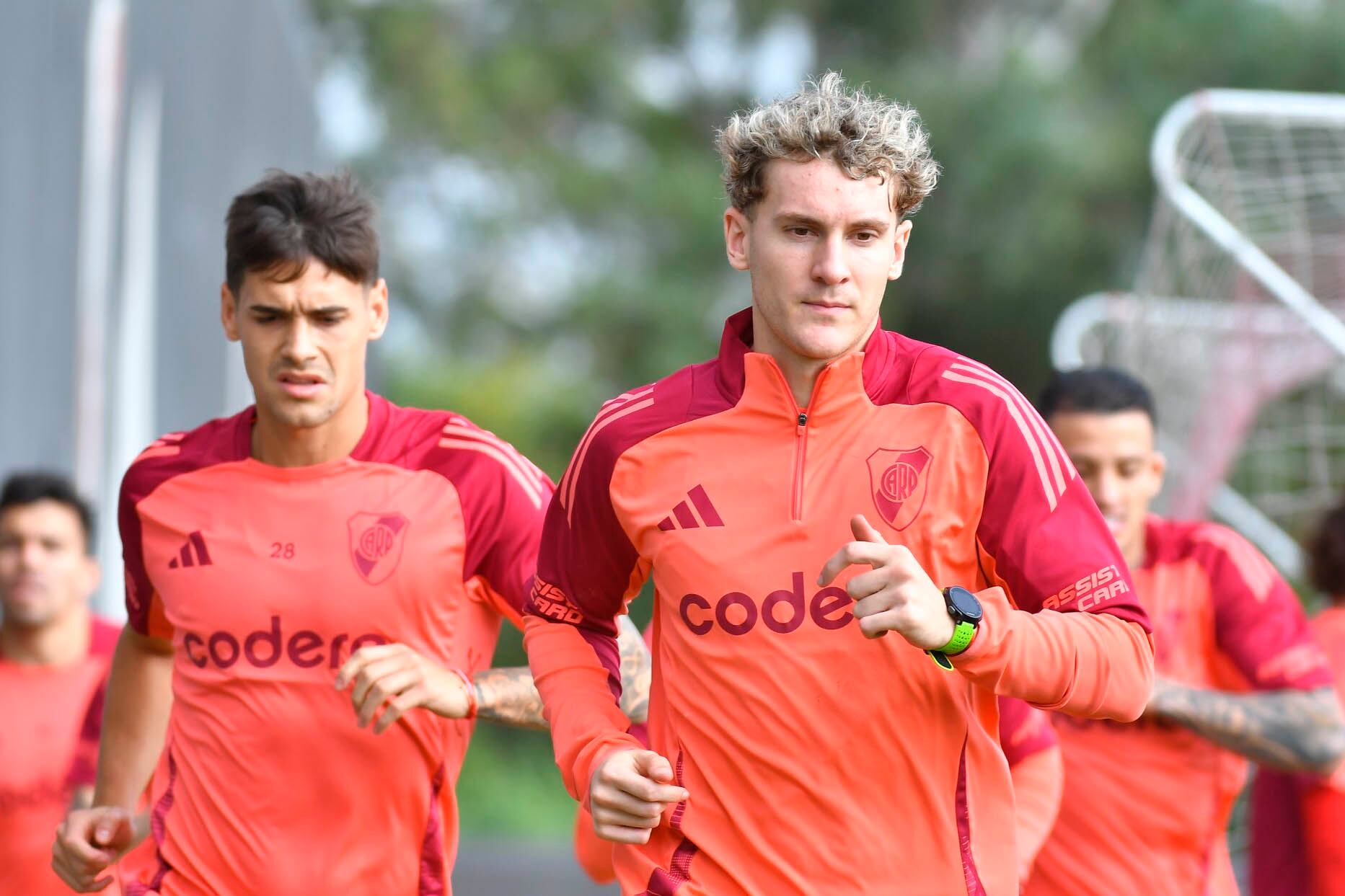 Colidio y Martínez Quarta trotan con el plantel millonario