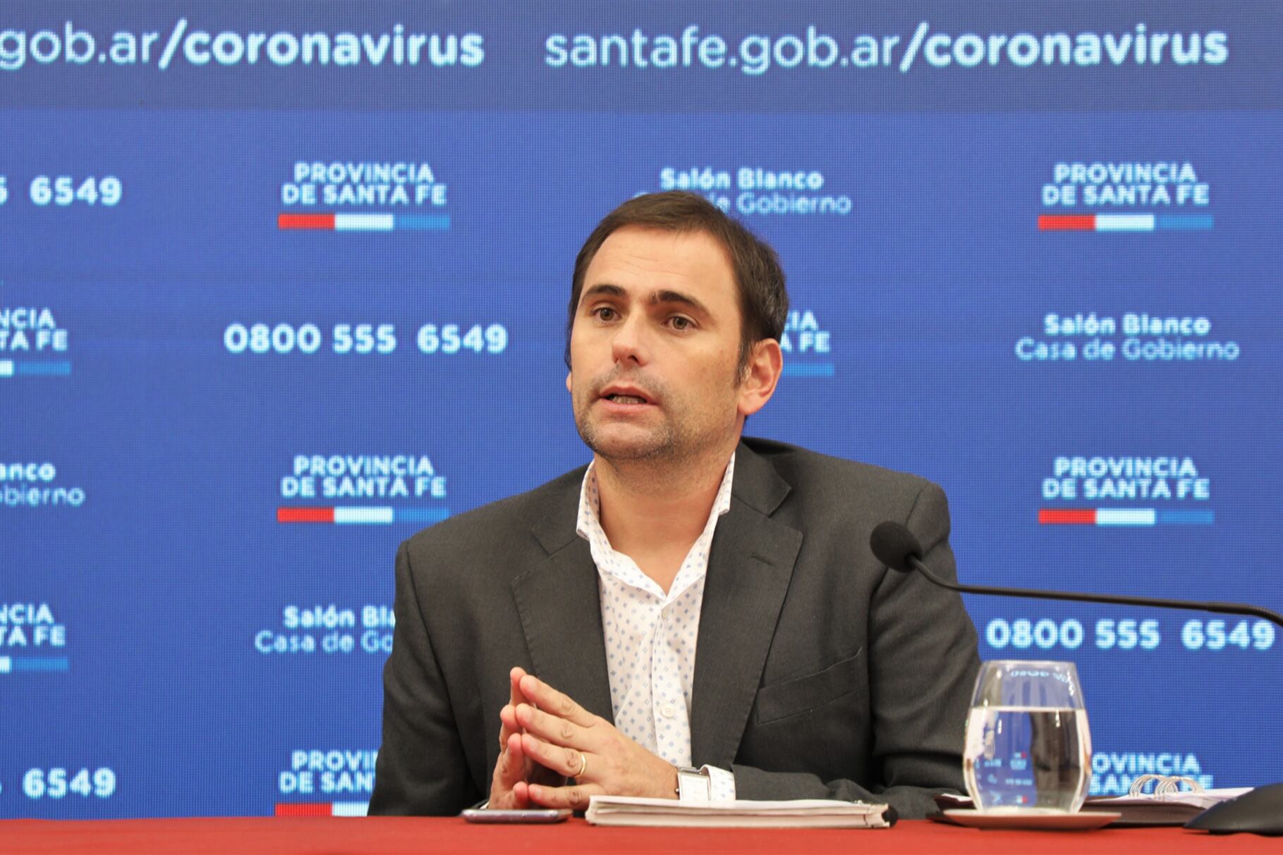Juan Marcos Aviano, el secretario de Comercio provincial.