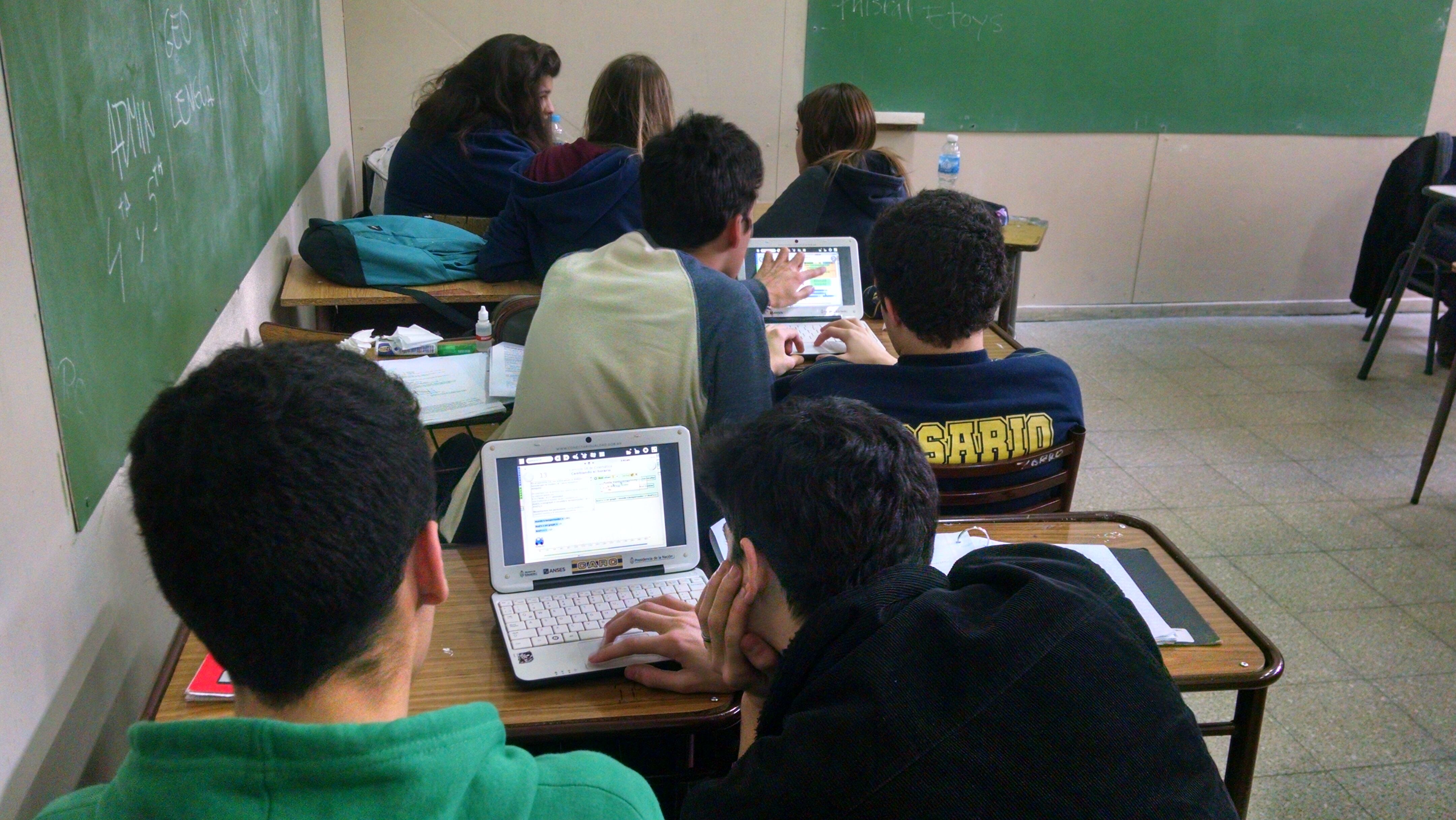 La experiencia se desarrolló el año pasado, en las aulas