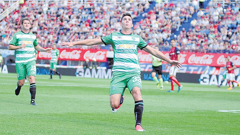 Pablo Mouche fue el autor del único gol del partido.