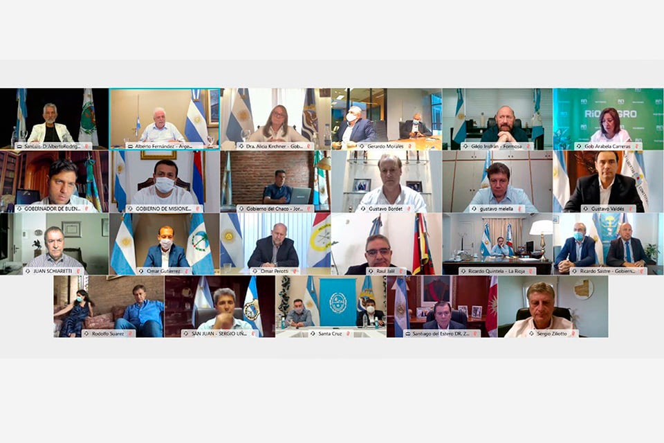 1) Perotti participó junto al resto de los gobernadores de la videoconferencia con el Presidente.     2) Las vacunas llegarán al Hospital Eva Perón de Granadero Baigorria.