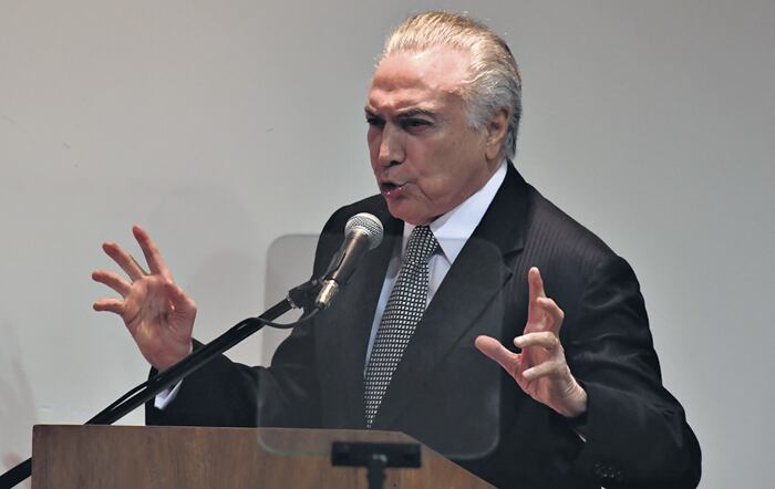 Temer lanzó un contraataque contra el fiscal Janot, a quien acusó de “atentar contra el país”.