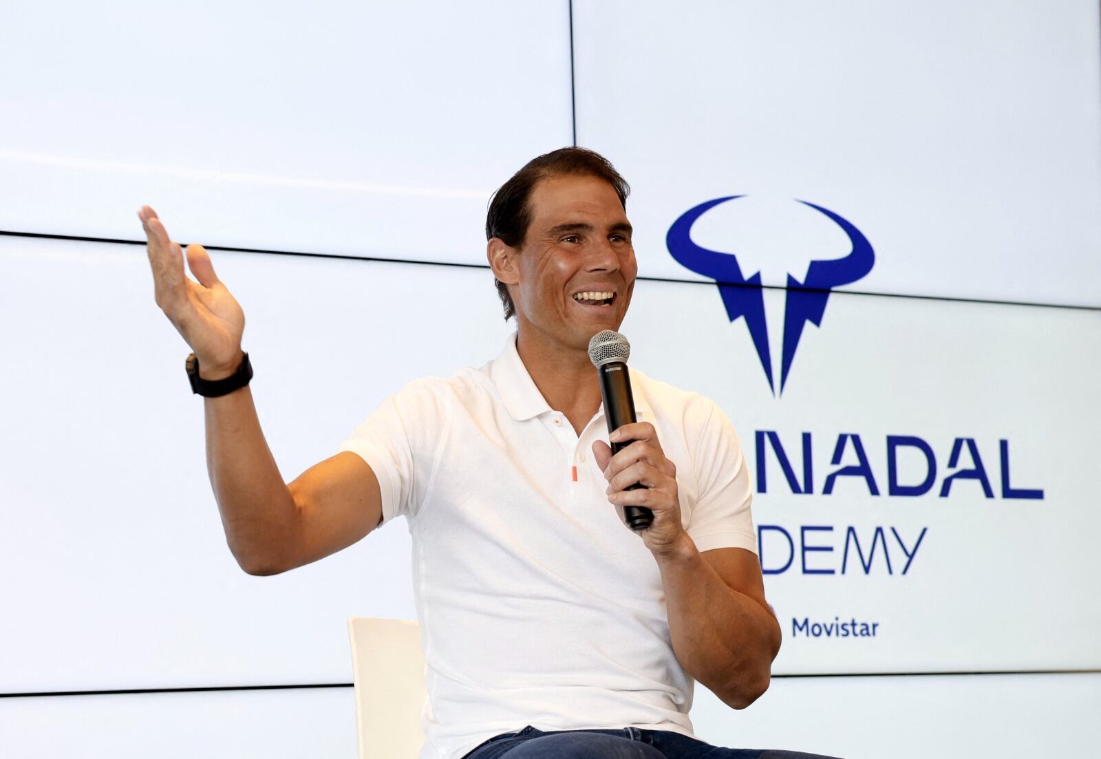 Rafael Nadal dijo que no quiere retirarse en una rueda de prensa