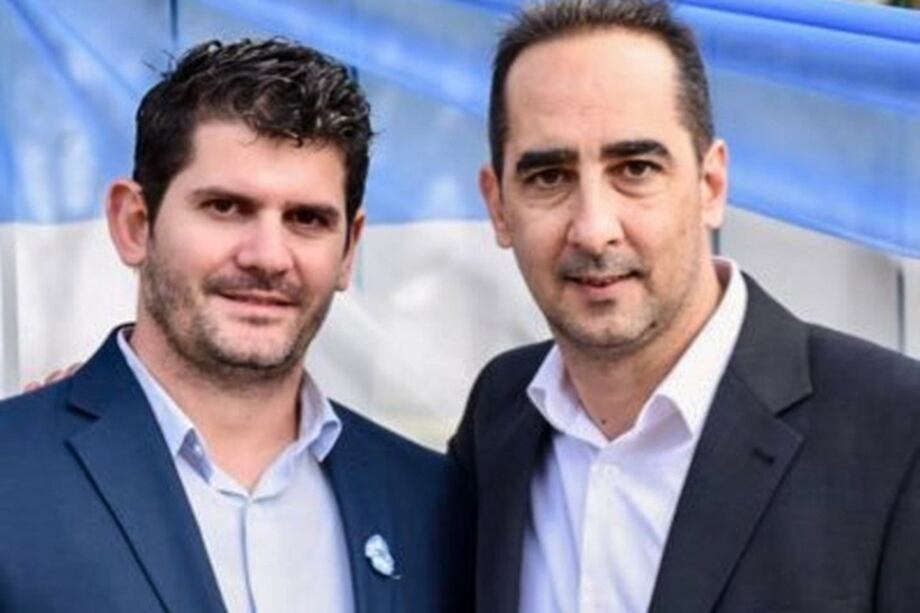 Emiliano Catena junto a Ramiro Tagliaferro.