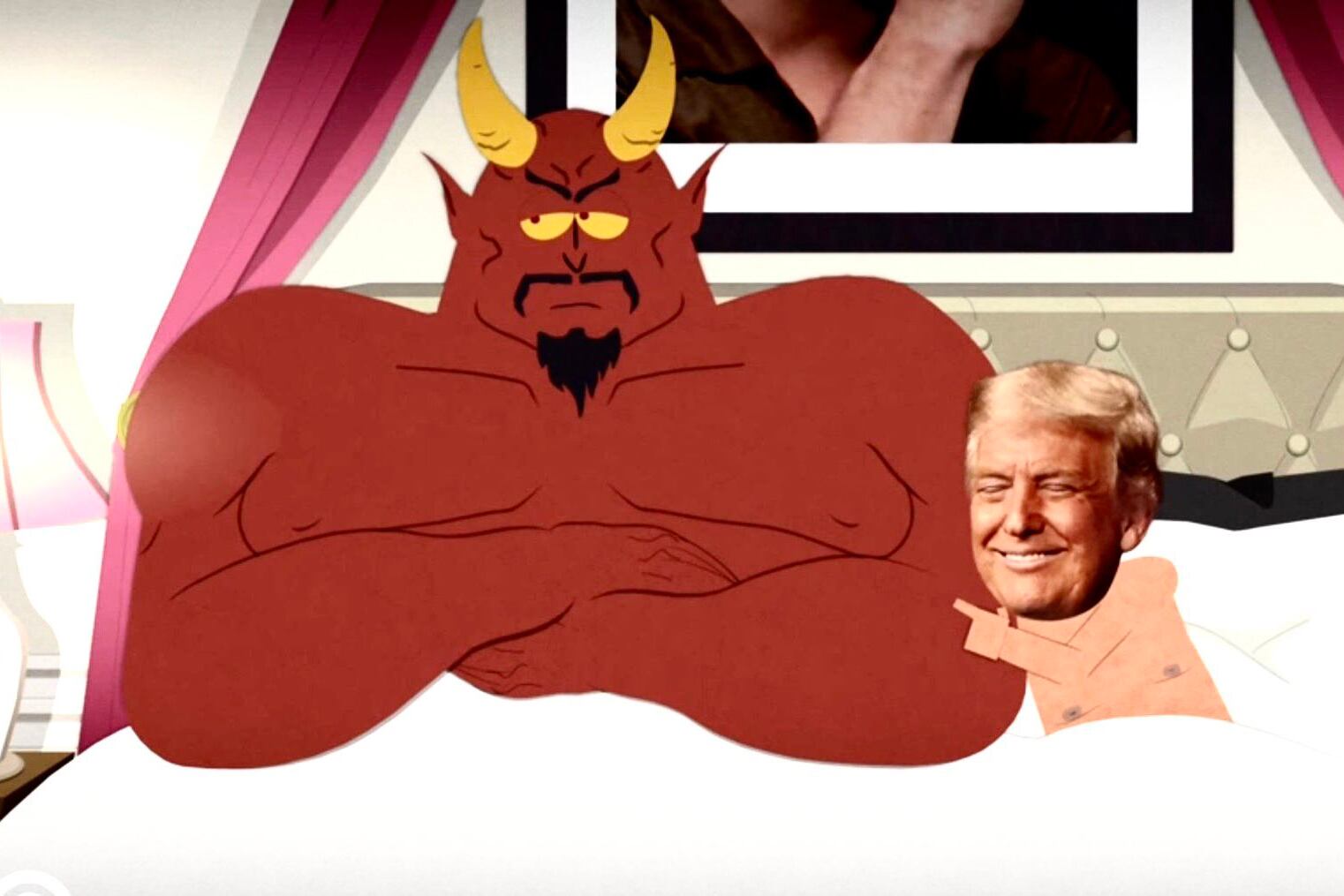 En "South Park", Satán cambió a Saddam Hussein por Trump