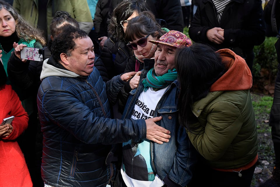 El padre de Franco al enterarse del fallo del tribunal.