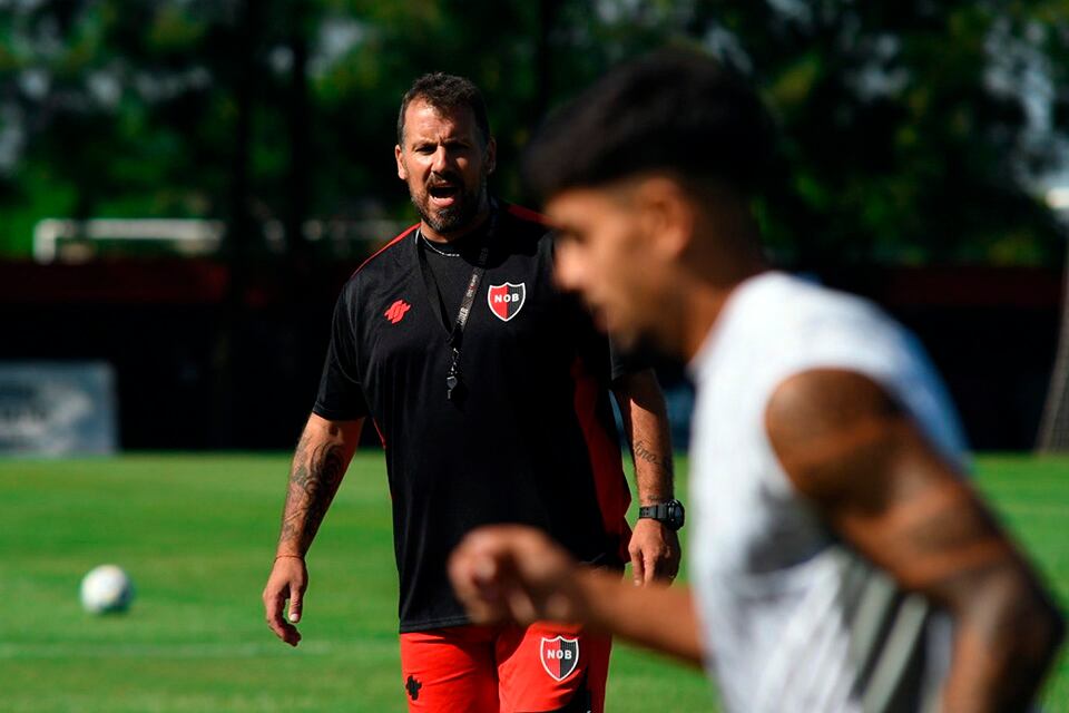 Fabbiani dirigió la última práctica.