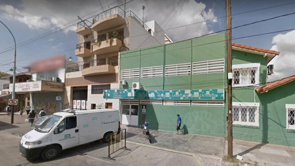 El Nuevo Sanatorio Berazategui donde a la mujer le amputaron la pierna equivocada.
