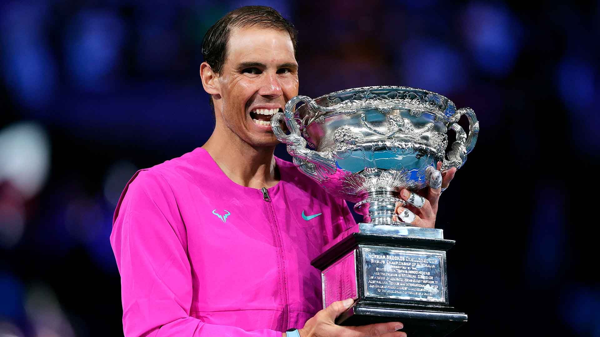Rafael Nadal, campeón de la edición 2022 del Australian Open. 