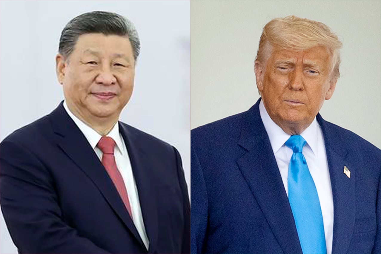  Xi Jinping y Donald Trump.