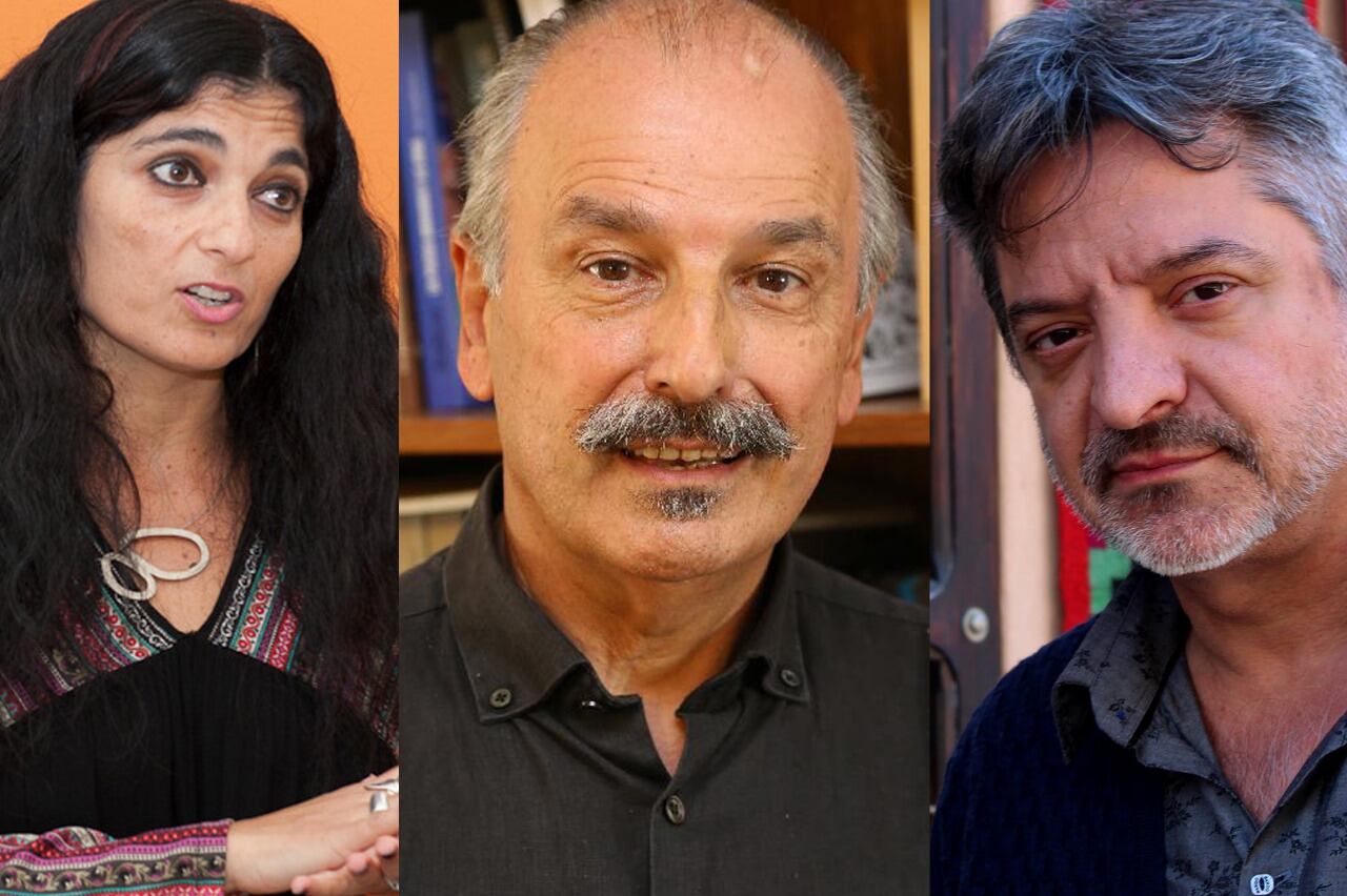 Débora Blanca, Ernesto Sinatra y Luis Darío Salamone.