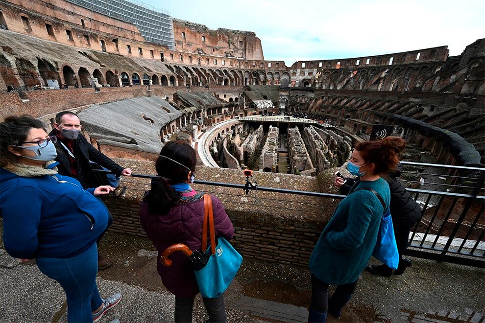 Tras 87 días, el anfiteatro Flavio de El Coliseo acogió con música de Bizet, Puccini y Verdi a los visitantes que decidieron recorrer sus ruinas.