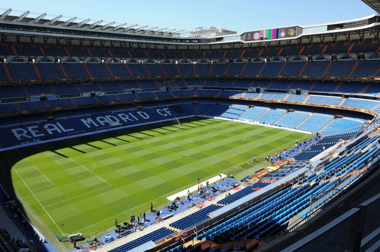 Estadio Santiago Bernabéu de Madrid.