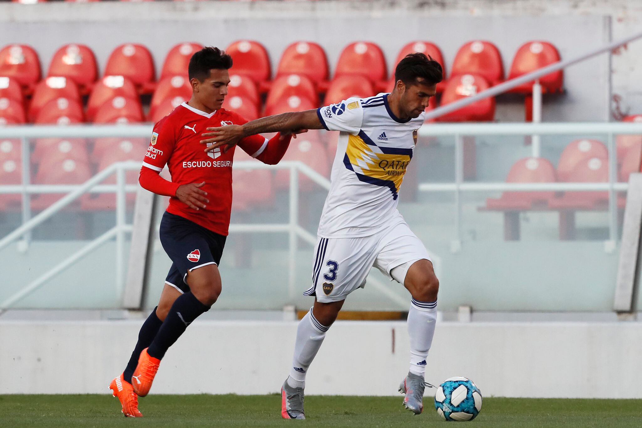 Un clásico sin público en el Libertadores de América.