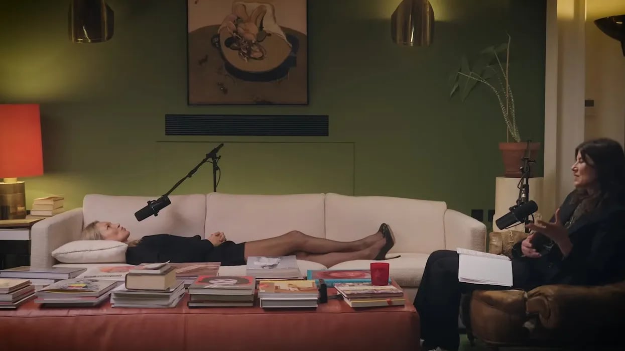 Moss durante una de las entrevistas.