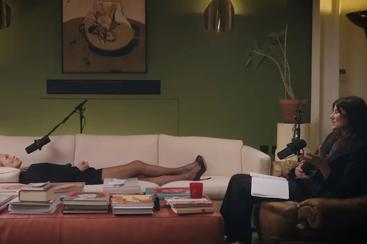 Moss durante una de las entrevistas.