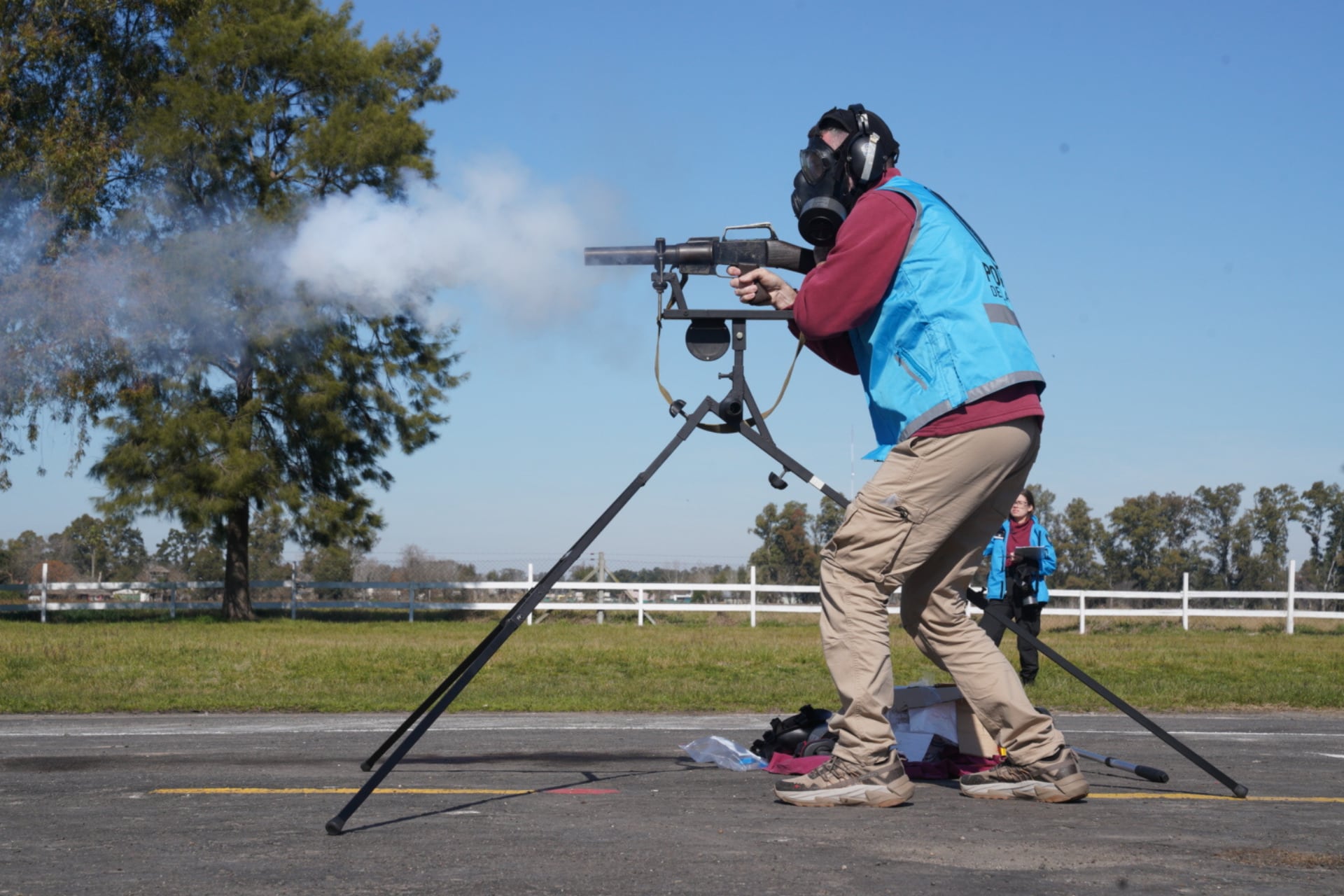 La reconstrucción del disparo duró más de tres horas en el predio de General Rodríguez (CELS)