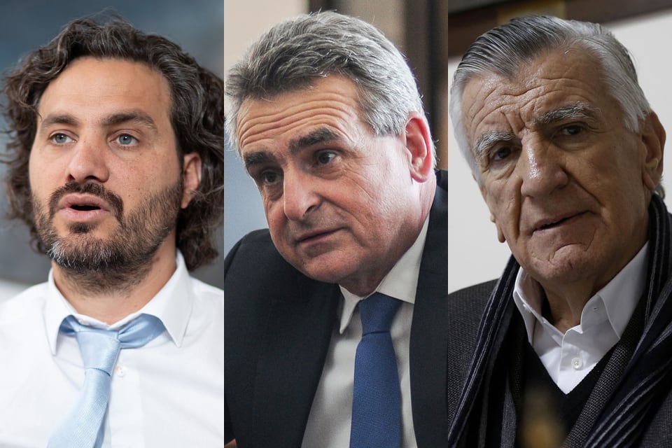 Santiago Cafiero, Agustín Rossi y José Luis Gioja, repudiaron el documento del macrismo.