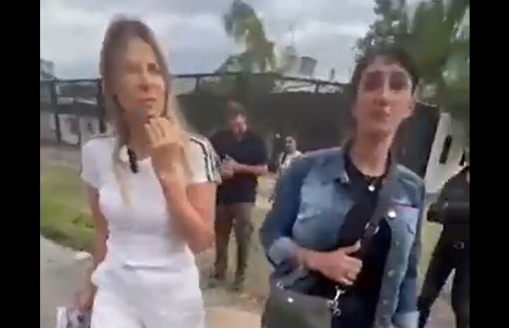 Karen Reichardt y Leila Gianni pasearon por La Matanza