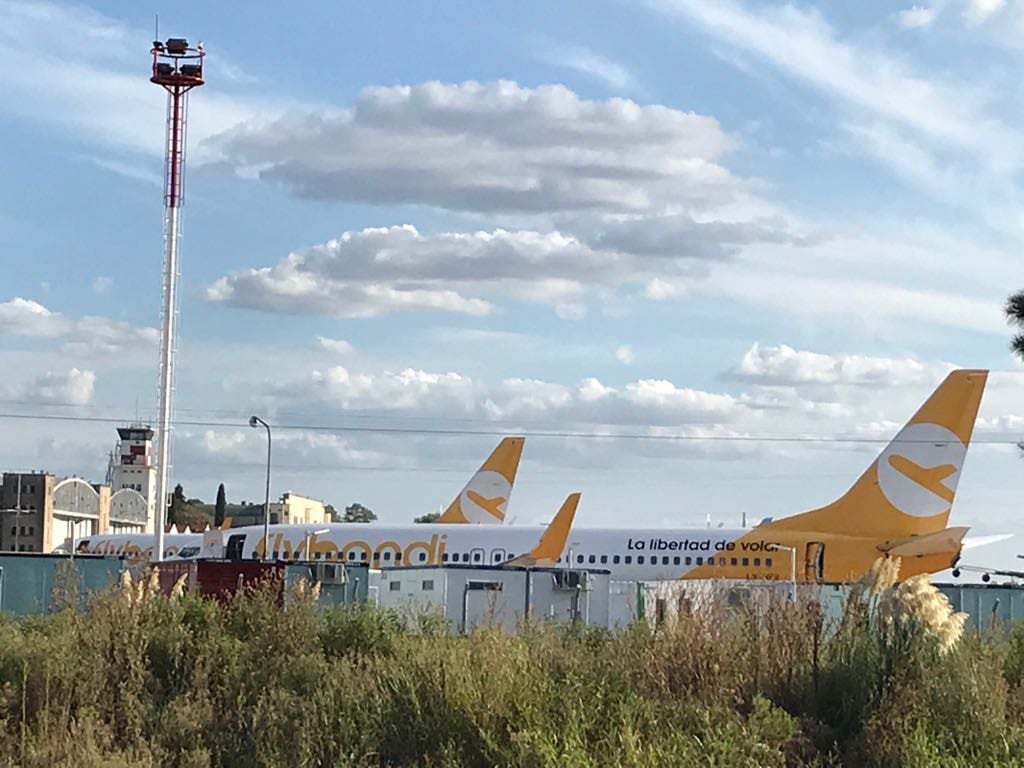 Flybondi fue autorizada a operar en El Palomar.