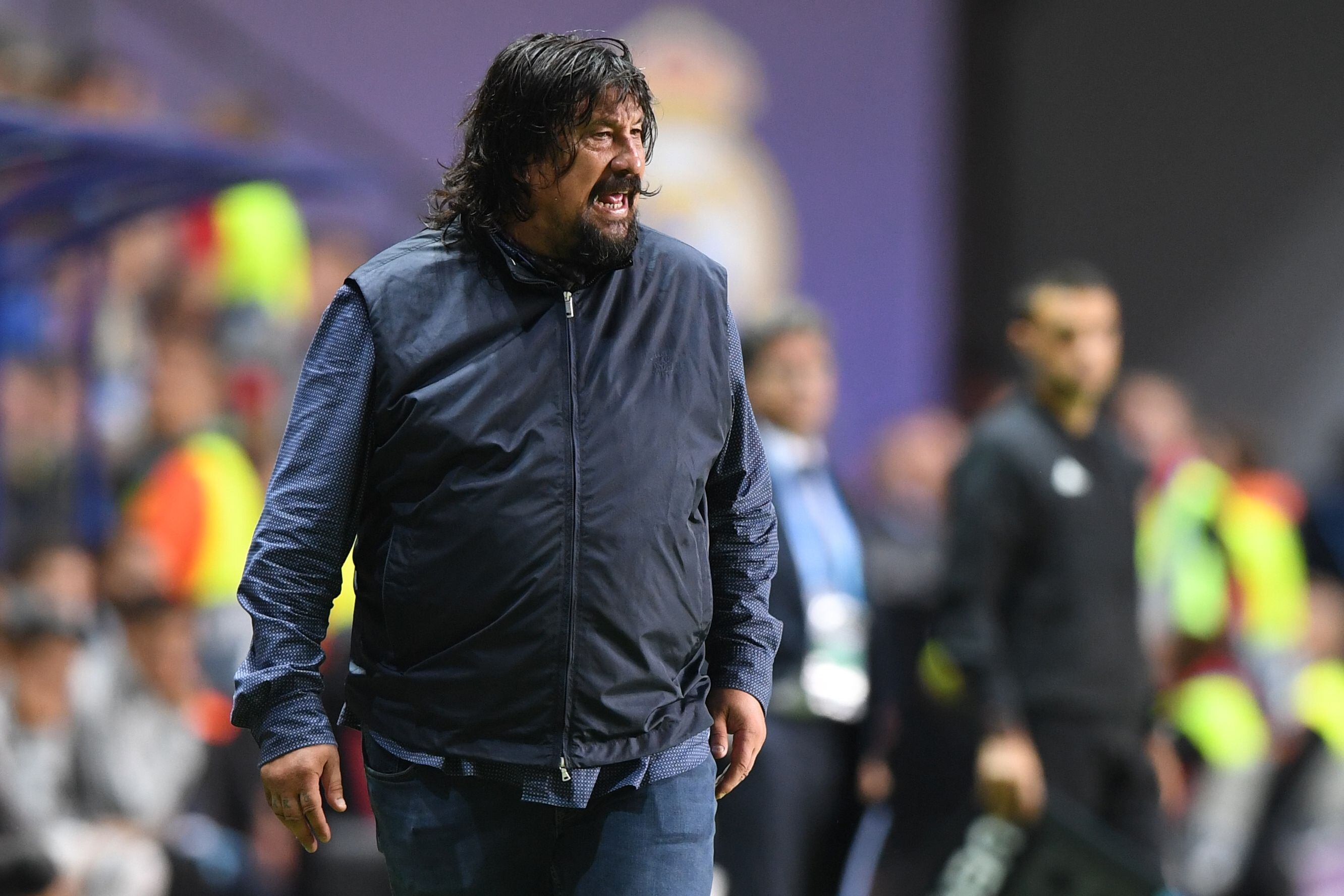 El Mono Burgos, ahora flamante DT de Newell's.