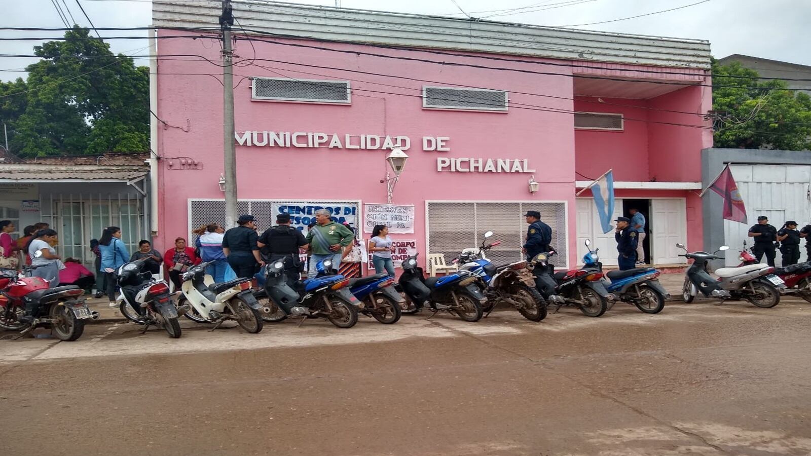 Protesta en Pichanal