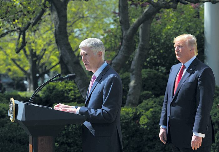 Neil Gorsuch ocupa el cargo que quedó vacante con la muerte del juez Scalia. 
